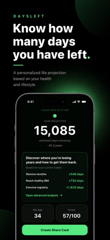 DaysLeft: Life Countdown Screenshot 2 of 6