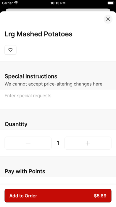 The Bird To Go iPhone screenshot 4 - Food & Drink app