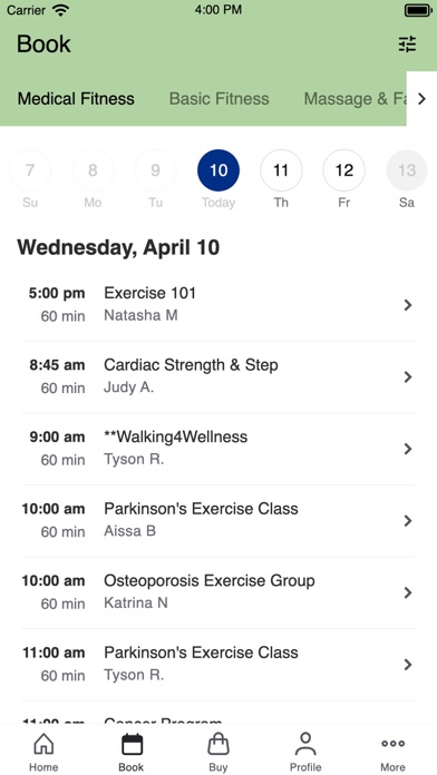 St. Jude Wellness Center Screenshot