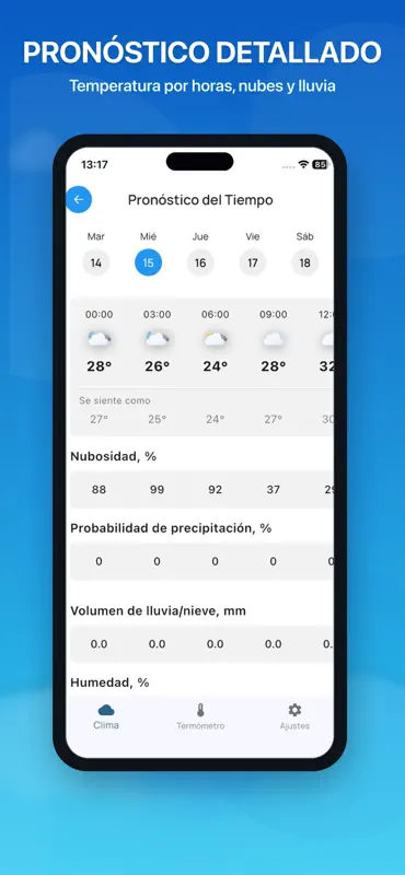 Termómetro, Clima Pronóstico screenshot 3 of 6