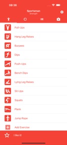 Sportsman. Bodyweight Workout. screenshot
