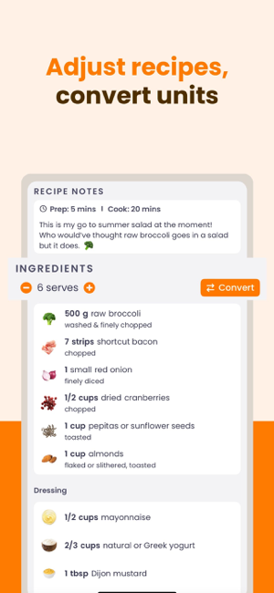 ‎ReciMe: Recipes & Meal Planner Screenshot