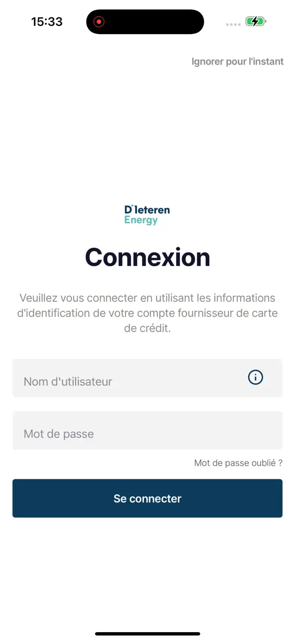 Screenshot #2 pour D'Ieteren Energy - Charging