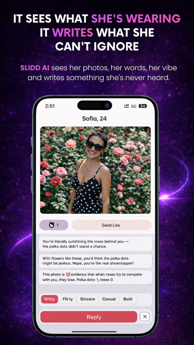 SLIDD - AI Wingman Keyboard iPhone screenshot