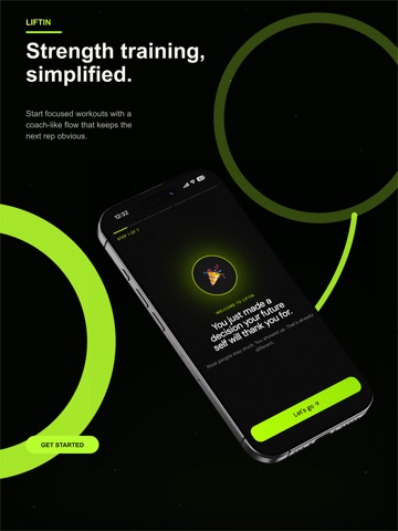 Liftin: Show Up. Get Strong. iPad screenshot