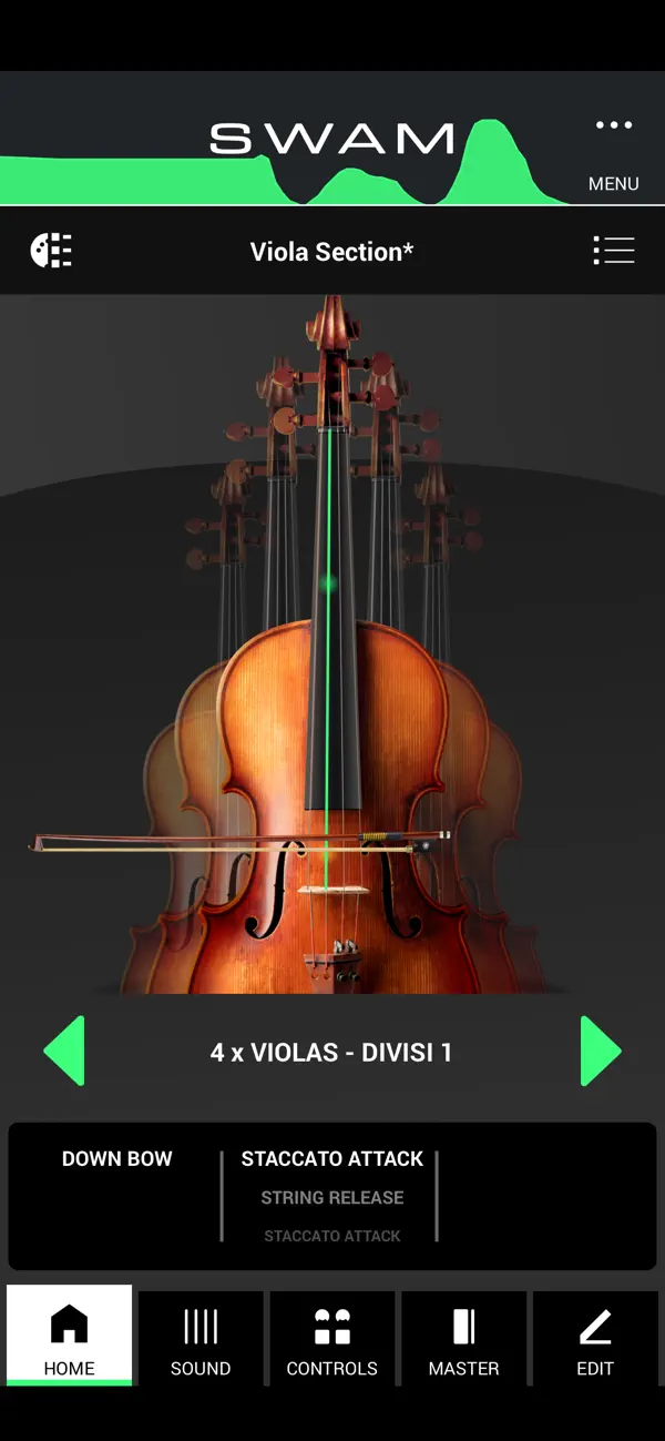 Screenshot #1 pour SWAM Viola Section