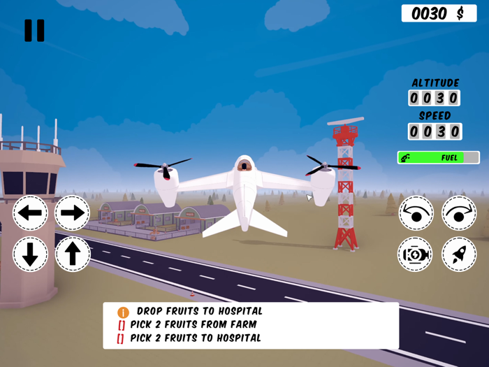 Paper Sim Flying Plane Games