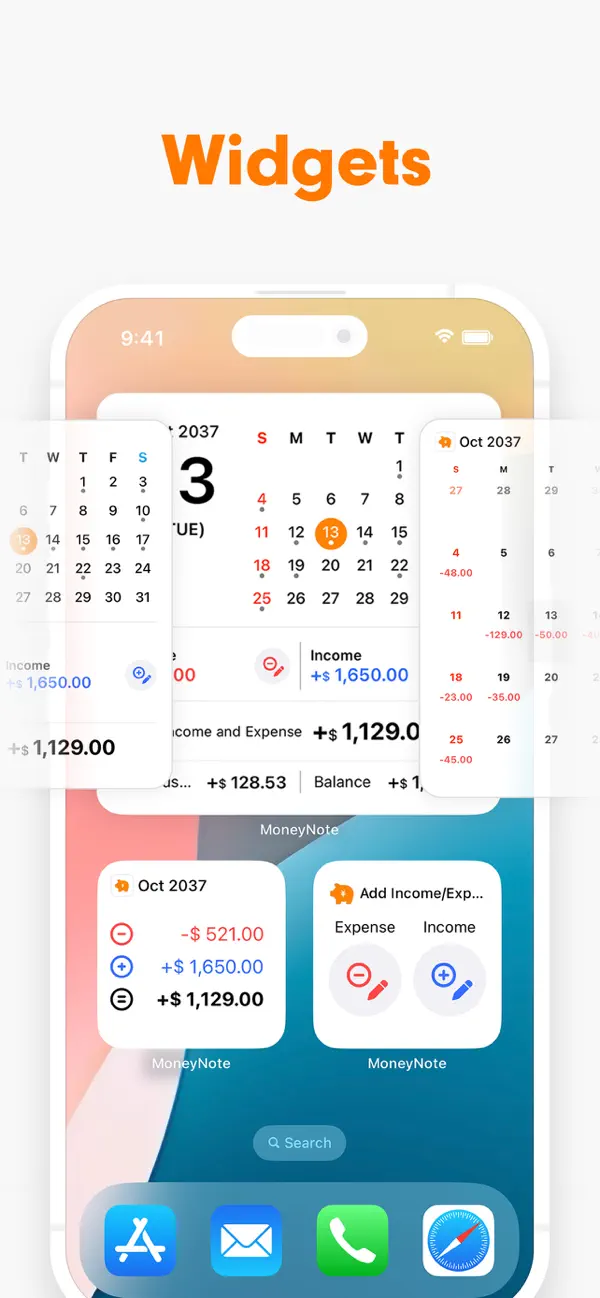 Ausgaben Manager - Money Note iPhone App Screenshot 4 – Finanzen