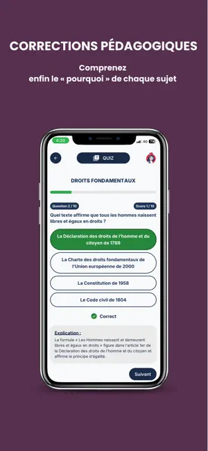 Civic Exam France screenshot 4