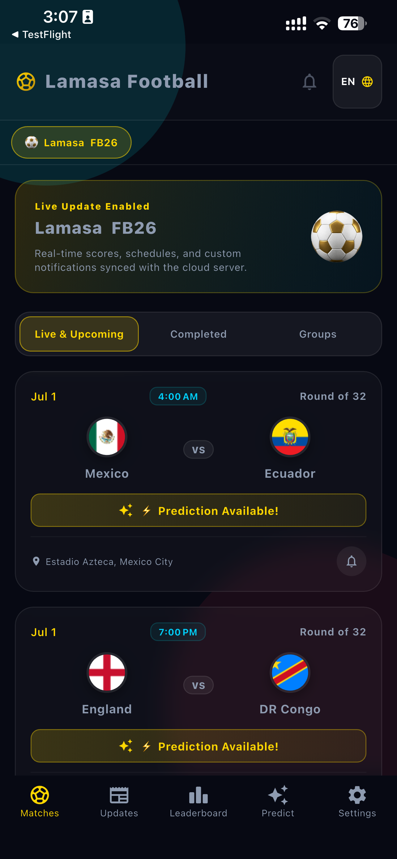 Lamasa World Football screenshot 3