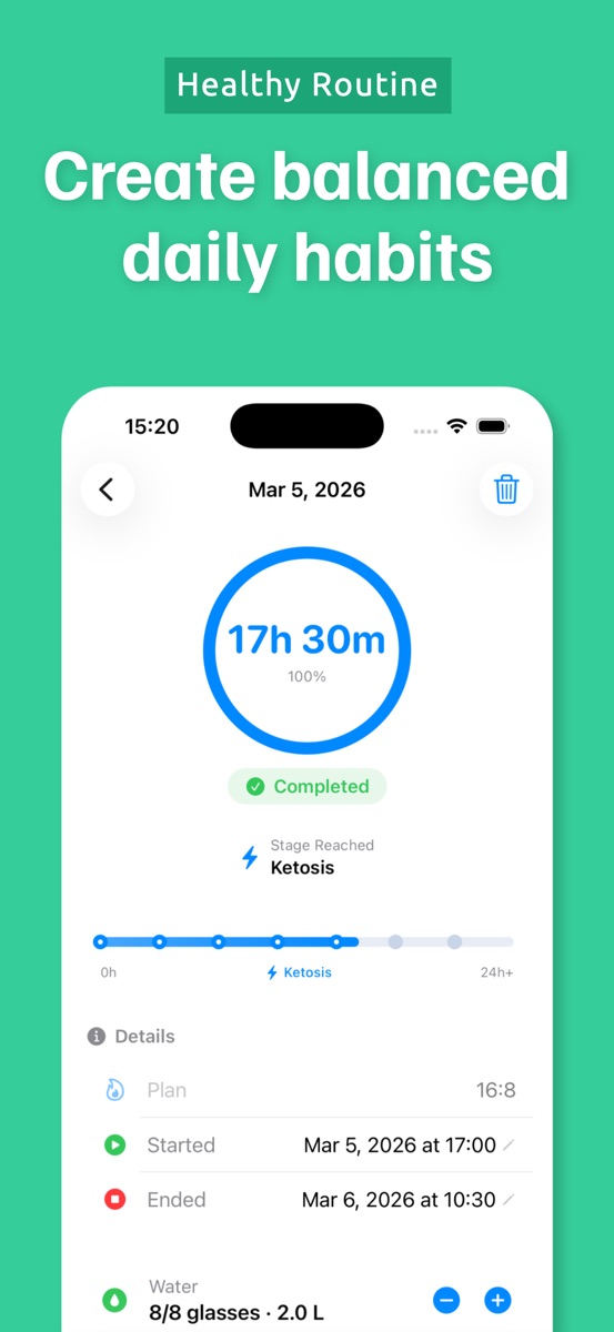 FastSloth: Fasting Tracker screenshot 5