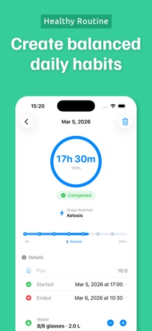 FastSloth: Fasting Tracker Screenshot 5 of 8