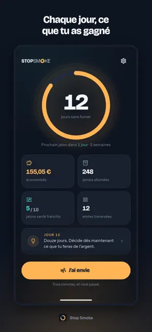 Stop Smoke : arrêter de fumer screenshot 1
