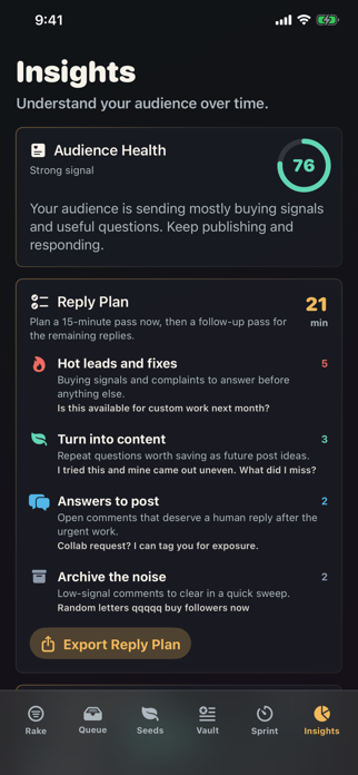 Reply Rake Screenshot 3 of 5