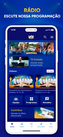 Rádio Voz Missionária iPhone screenshot
