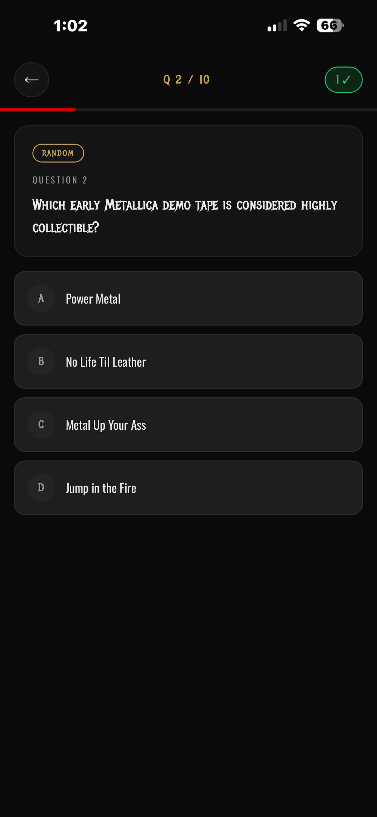 Screenshot 6 of Metal Militia Trivia