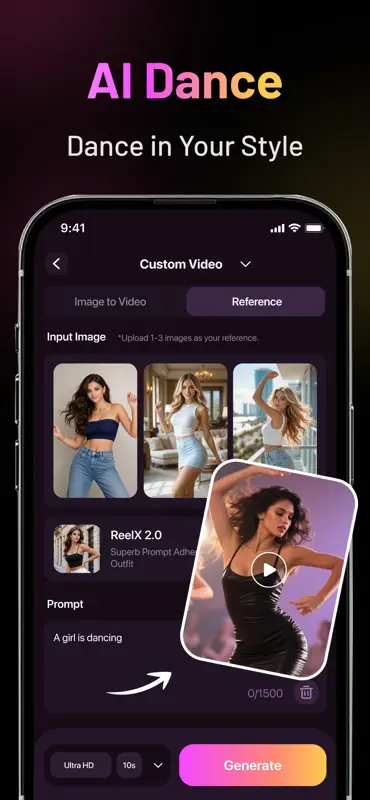 HeyReel: AI Video &Photo Maker screenshot 6 of 7