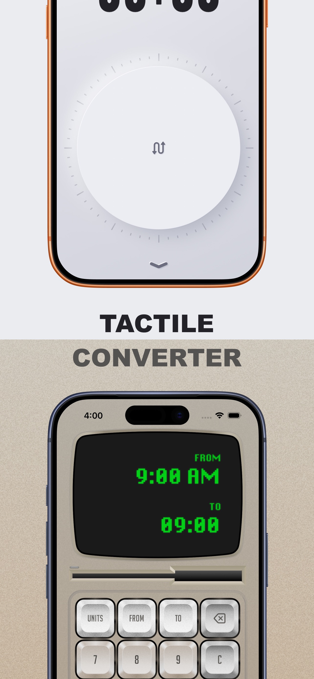 Screenshot 1 of Telly: Tactile Unit Converter