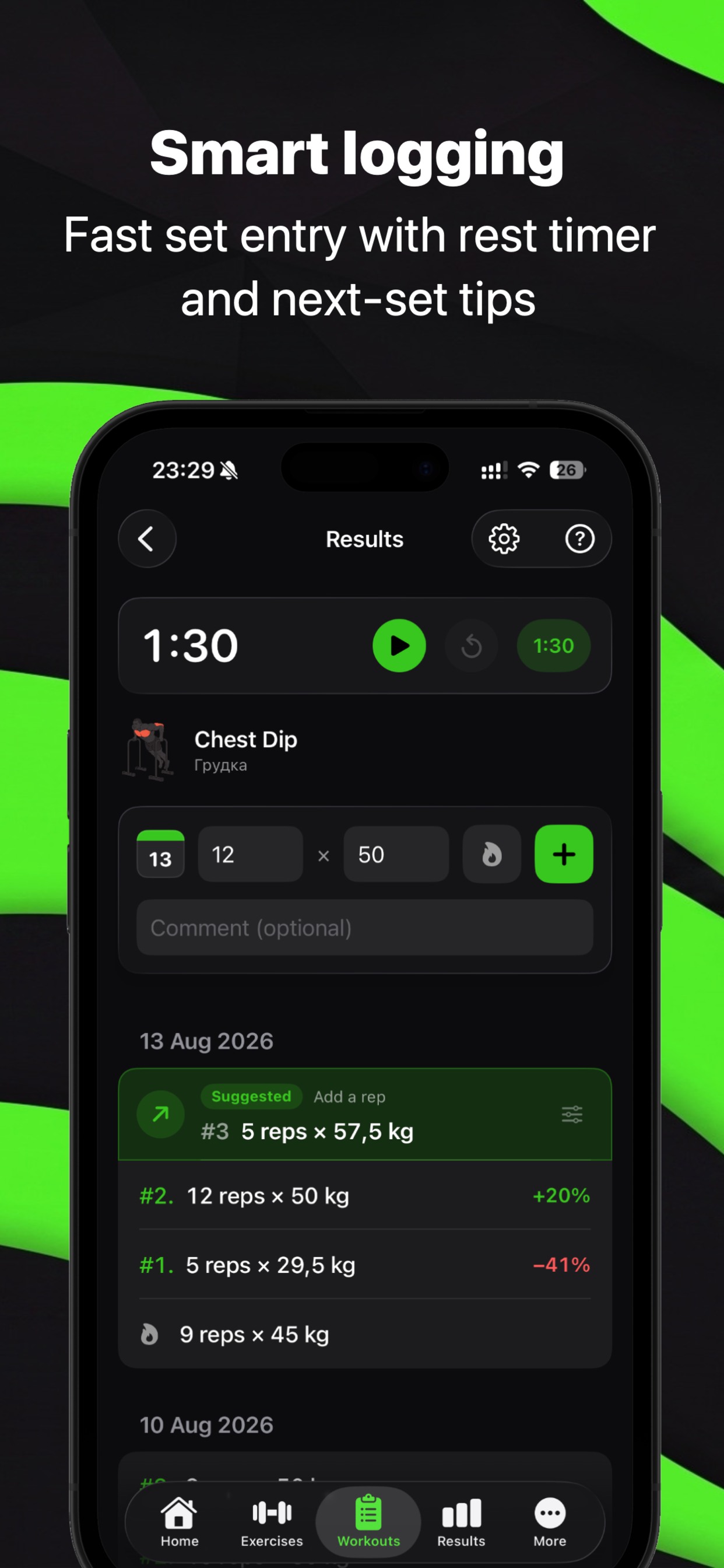 Gym Era: Workout Tracker screenshot 2