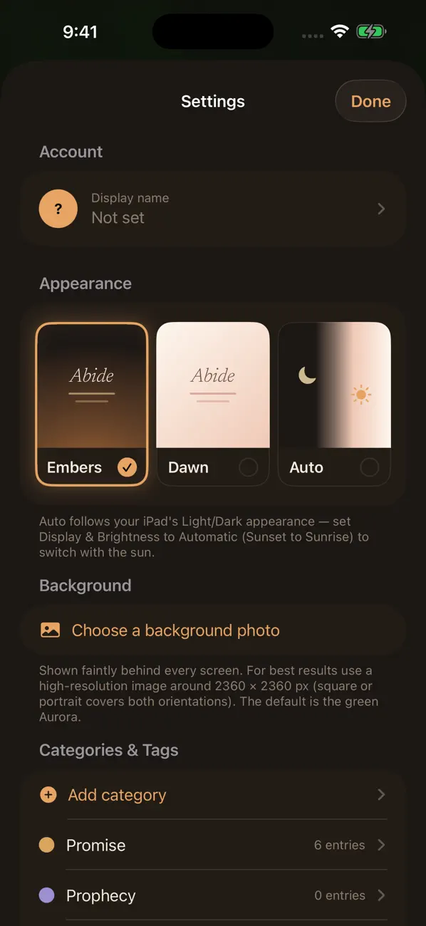 Screenshot #3 pour Abide Soap Journal