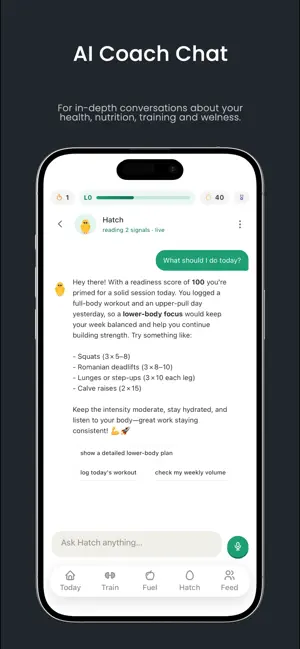 Hatch: Gym & Workout Tracker screenshot 3