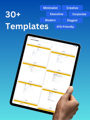 AI CV Maker - Resume Builder iPad screenshot