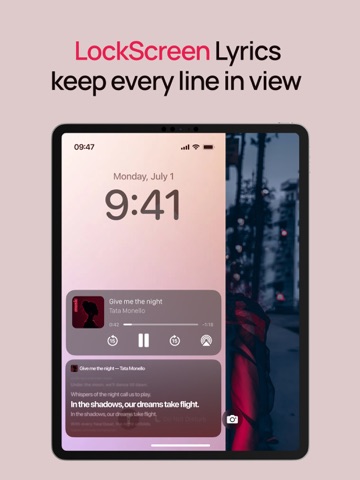 Dynamic Lyrics - Lyrics Ride iPad screenshot