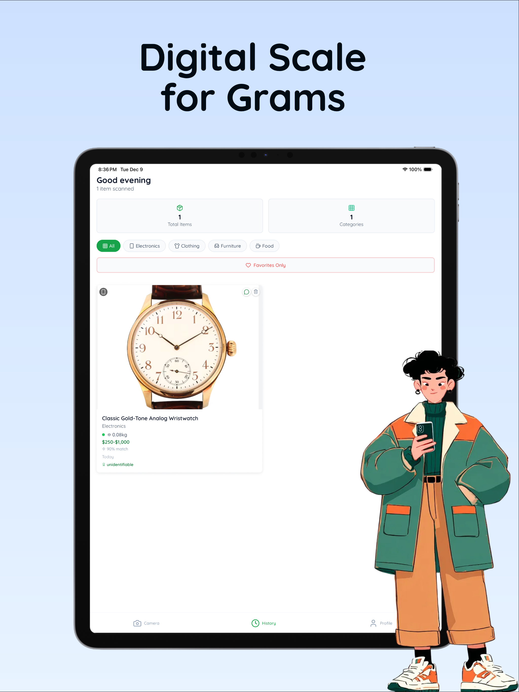 Scale for Grams - AI Estimator