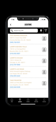 Lawry's VIP screenshot