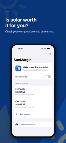 SunMargin: Solar Calculator screenshot 1