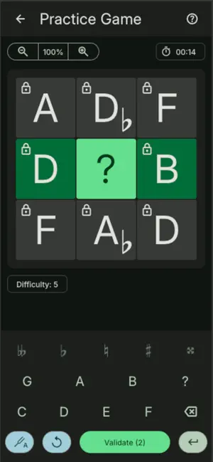 CrossChords - Ear Trainer screenshot 1
