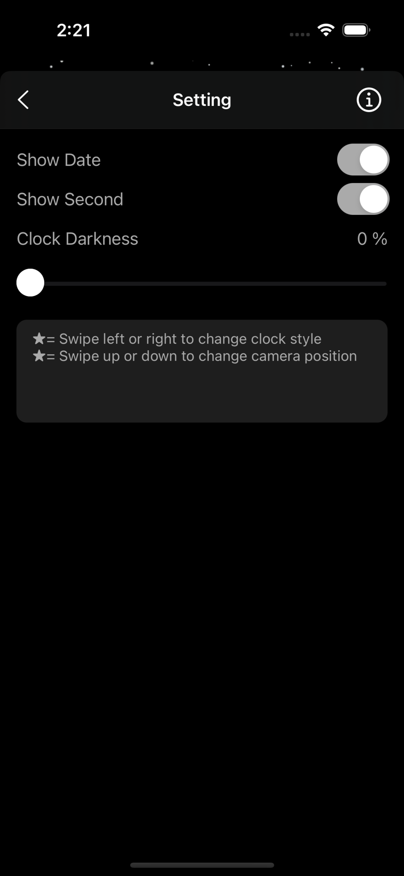 Galaxy Clock Plus
