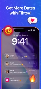 Flirtsy: AI Dating Chat Helper screenshot