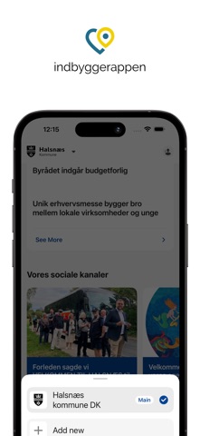 Indbyggerappen screenshot