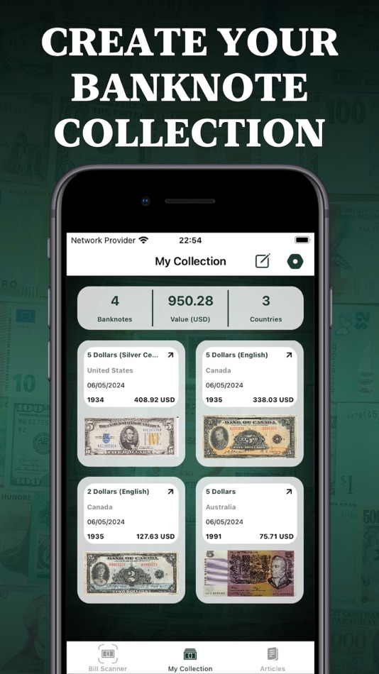 #6. Dollar Bill Scanner (iOS) Podle: Uladzislau Yanushka