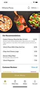 Milano Pizza Carlisle screenshot #2 for iPhone