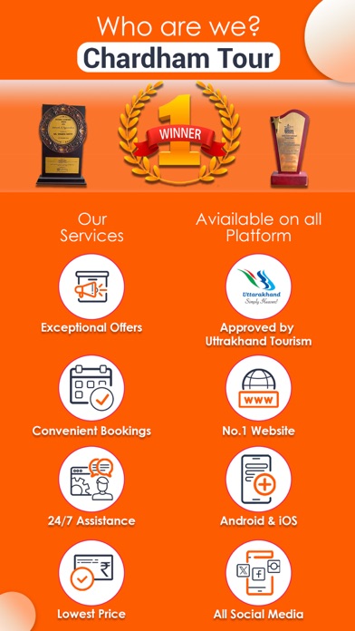 Chardham Travel Booking App Screenshot 2 - AppWisp.com Chardham Travel Booking App Screenshot 2 - AppWisp.com