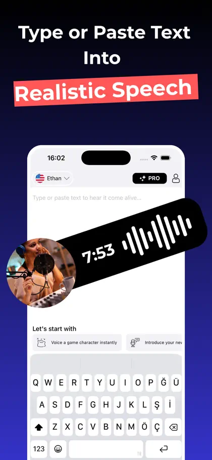 Screenshot 3 di 4 di Text to Speech - Natural Audio