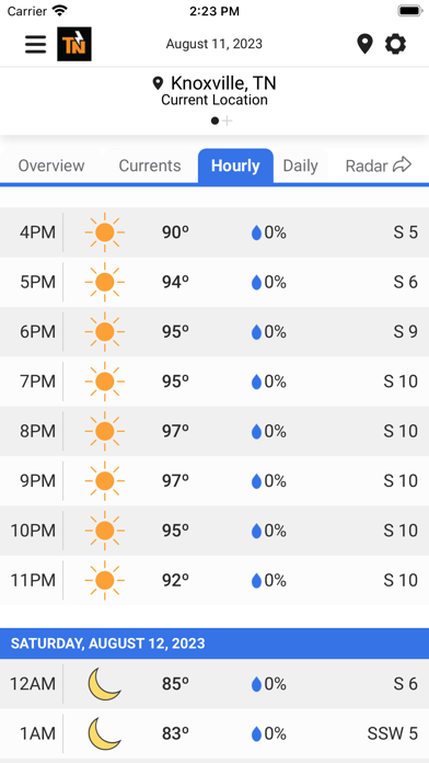 eastTNweather Screenshot 4 - AppWisp.com eastTNweather Screenshot 4 - AppWisp.com