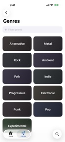 Cadence music player screenshot