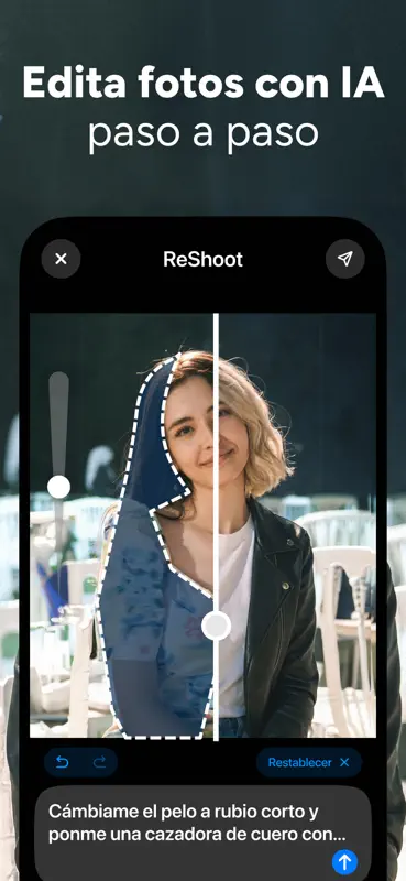 ReShoot: Edita fotos con IA screenshot 8 of 9