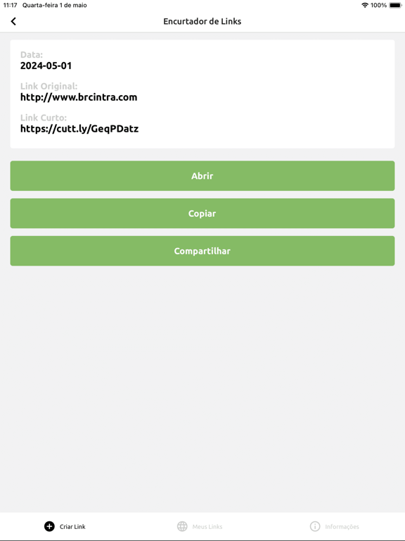 Screenshot #5 pour Encurtador de Links