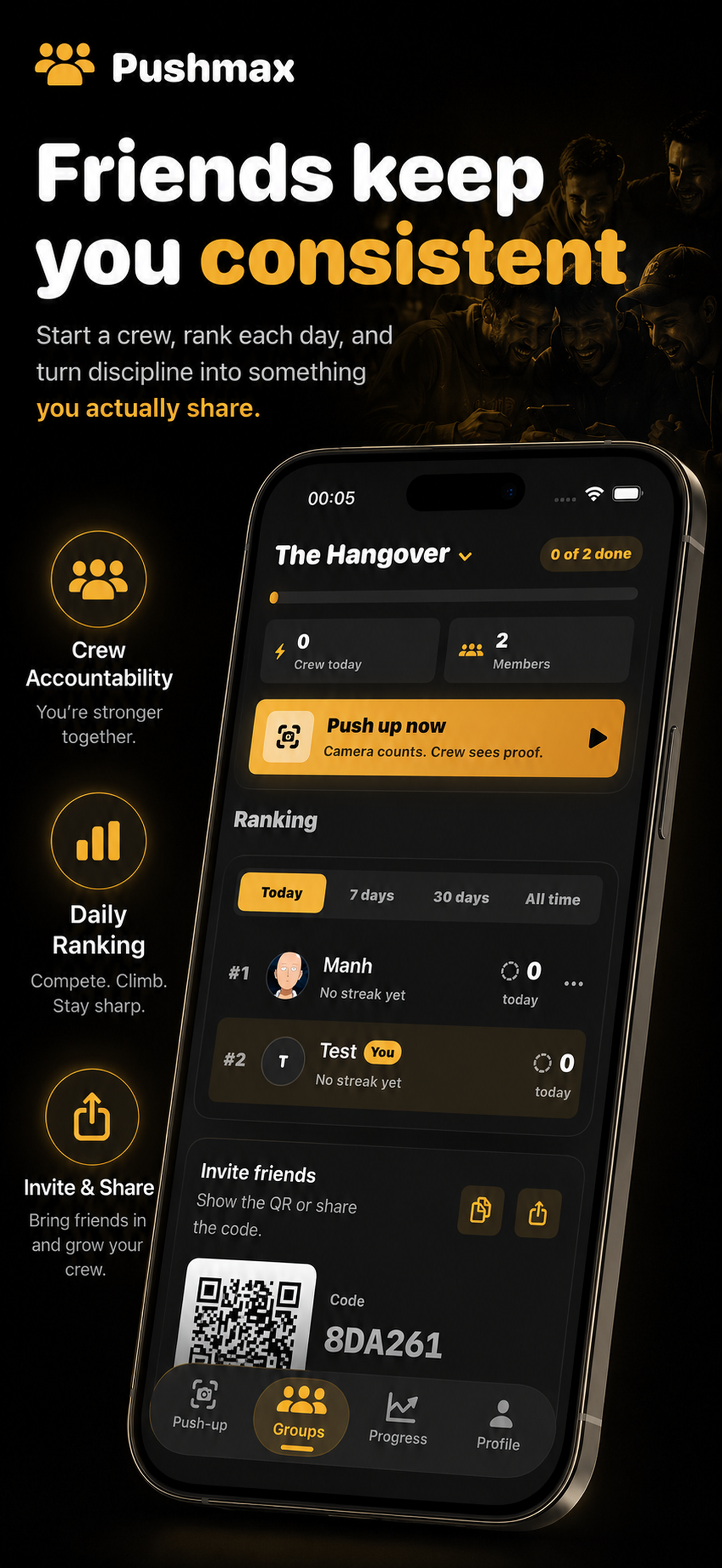 PushMax: pushup camera counter screenshot 4