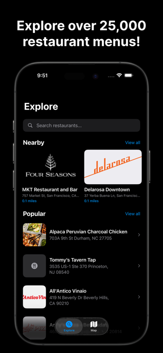 MacrosMap - Restaurant Macros Screenshot 1 of 6