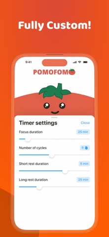 Pomodoro Timer - Pomofomo Screenshot 5 of 7