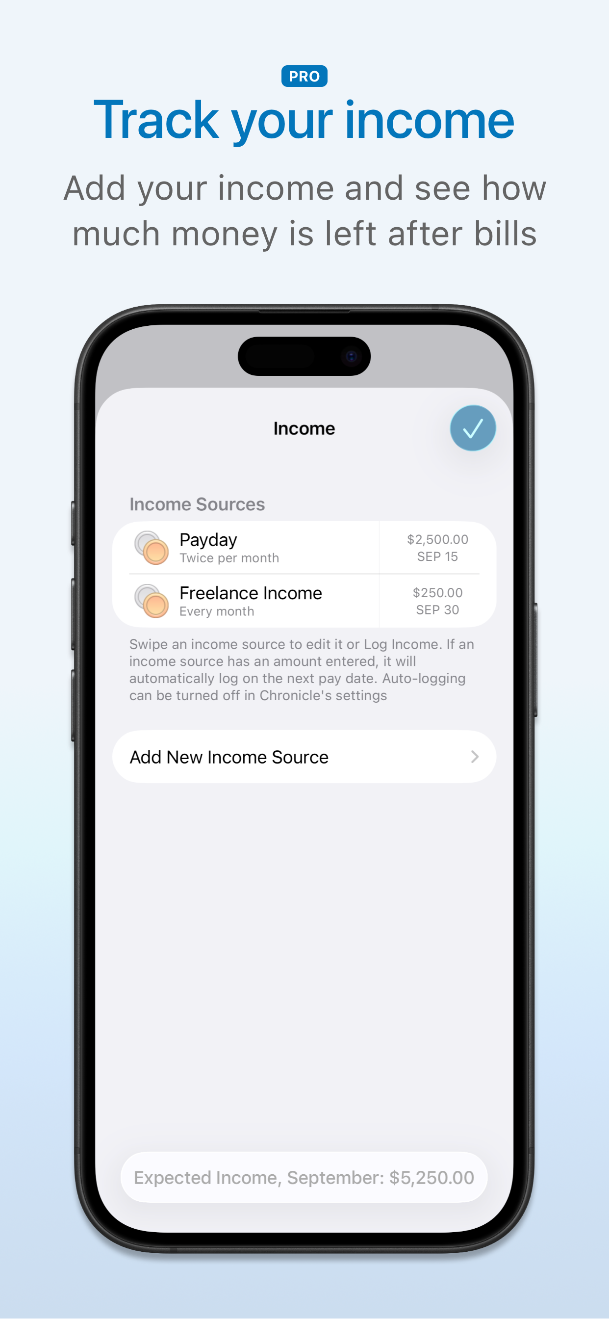 Chronicle - Bill Organizer
