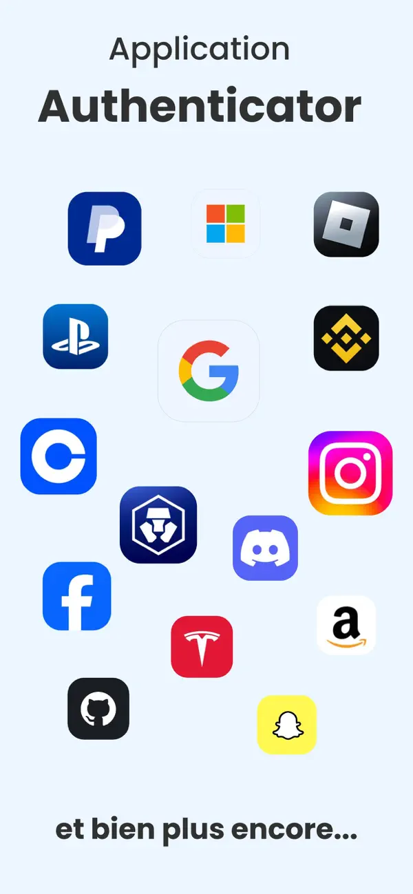 Screenshot #1 pour Authenticator App - 2FA Auth.