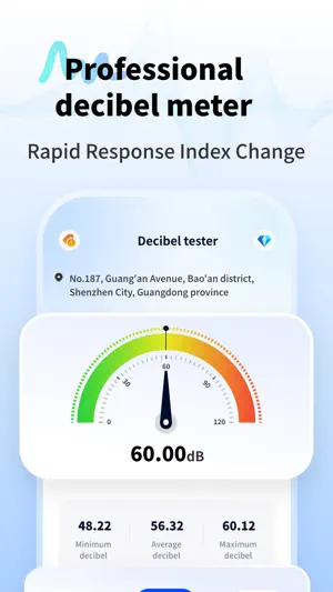 Decibel Meter Noise Detector screenshot 1