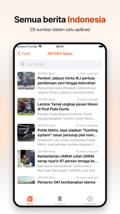 Indonesian News - Berita iPhone screenshot