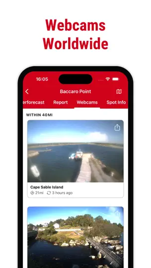 Скриншот Windfinder: ветер и погода на iPhone 8